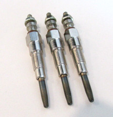 3 Glow Plugs For Kubota Compact Tractor BX24D, BX1830D, BX1850D, BX2200D, BX2360