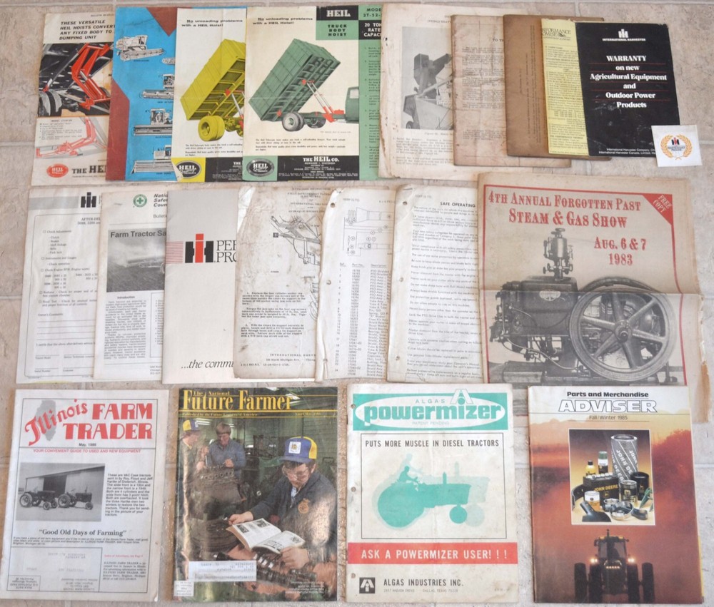 Vintage Lot of Farming & Agriculture Catalogs Brochures Magazines Advertisements