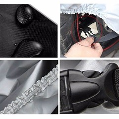 3XL Motorcycle Cover Waterproof Heavy Duty For Winter Outside Storage Snow Rain(