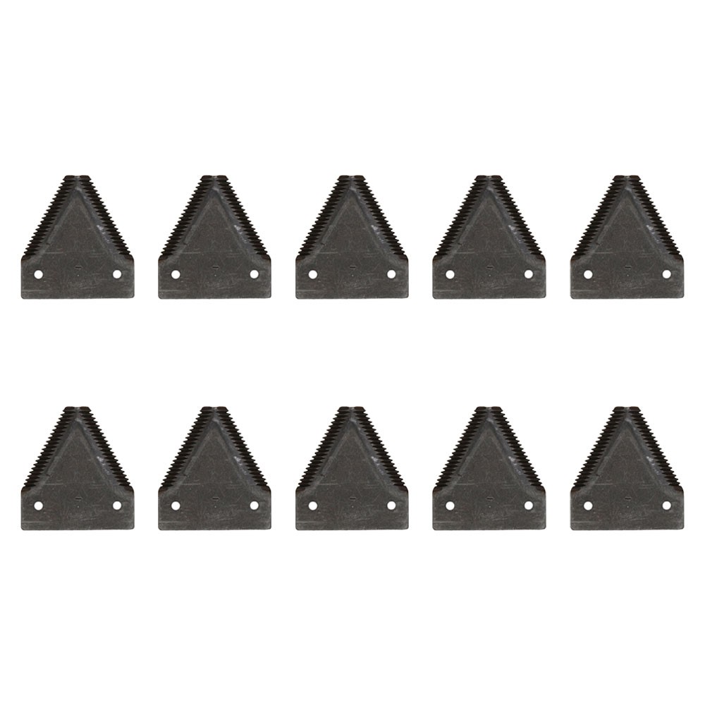 Qty 10: Sickle Sections Fits Ford/New Holland Replaces 491-203325