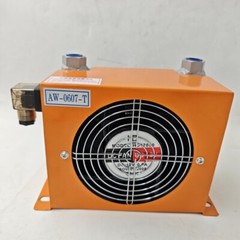 New Hydraulic Air Oil Cooler Air-Cooled Oil Radiator Heat Exchanger 48W 12V