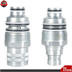 Male & Female Flat Face Coupler Kit For Bobcat T250,T300,T320 6679837 6680018