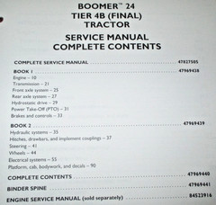 New Holland Boomer 24 Tier 4B Tractor Service Shop Repair Manual NH ORIGINAL NOS