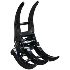 Heavy Duty Mini Excavator Wood Grapple Attachment Fits 0.8-1.5 Ton Mini Digger