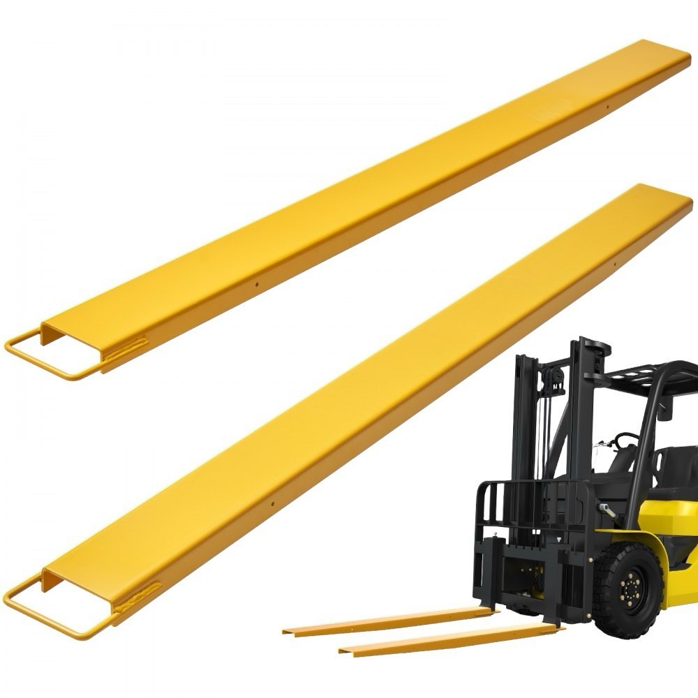 96″ Heavy Duty Steel Forklift Fork Extensions 4000LBS 4.5″ Width 1 Pair