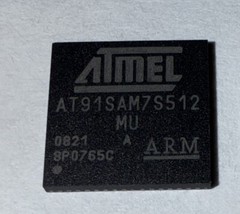 93 Piece Lot of AT91SAM7S512-MU A Atmel Surface Mount Chips