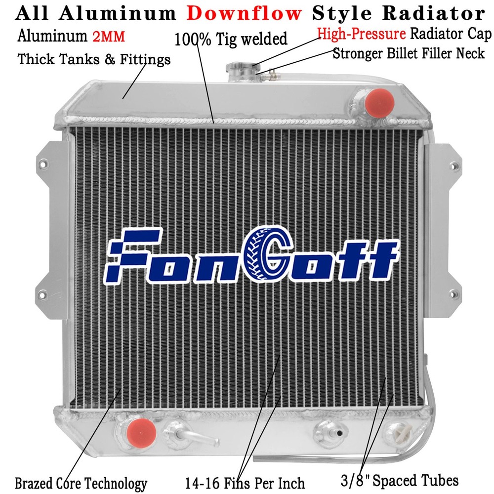 9160114200 Radiator For Mitsubishi CAT Forklift FG30 GP30KAT13D FD30-35K 4G63