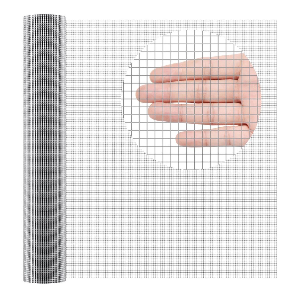 Hardware Cloth, 1/4 inch 36in x 50 ft 23 Gauge, Hot Dipped Galvanized Wire Mesh