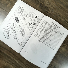 Case 584C 585C 586C Forklift Manual Parts Catalog Operators Owners Set Book