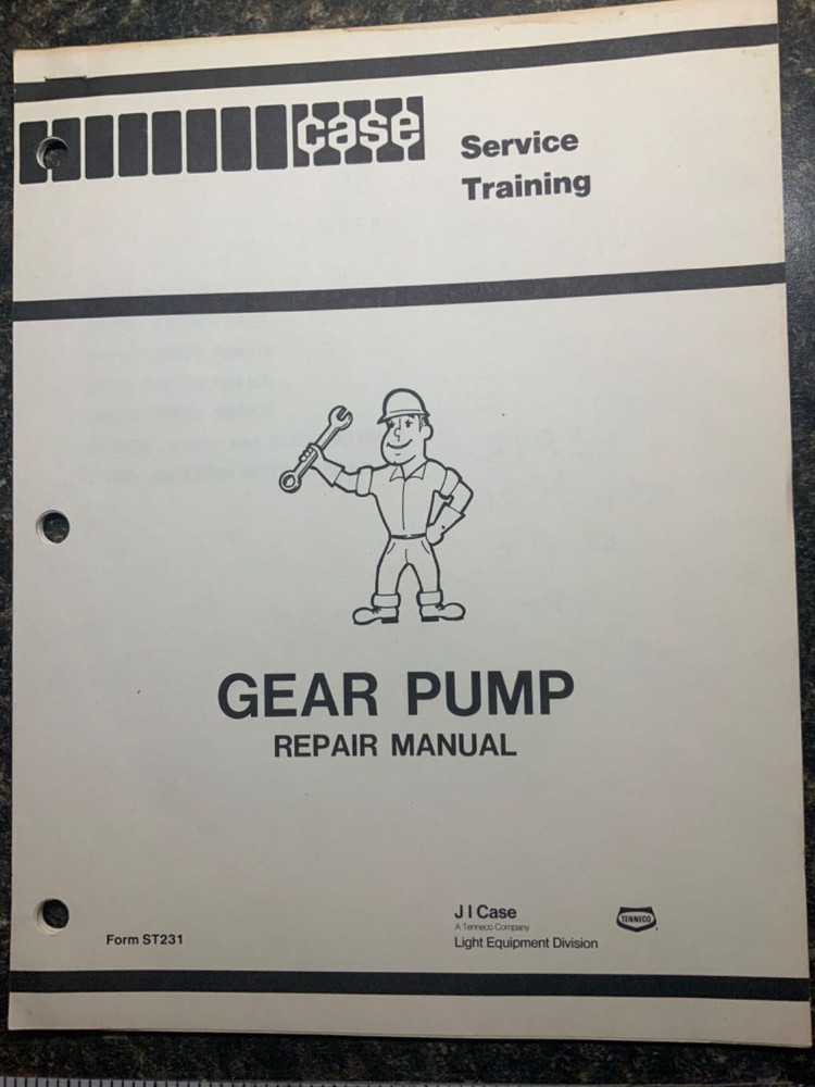 Case Gear Pump Repair Manual