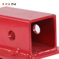 2″ Receiver Forklift Trailer Hitch Attachment Trailer Towing Adapter with Chain