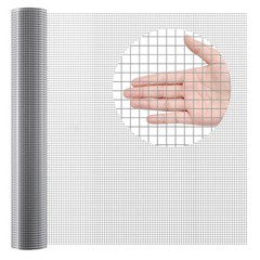 Hardware Cloth, 1/2 inch 48in x 50 ft 19 Gauge, Hot Dipped Galvanized Wire Mesh