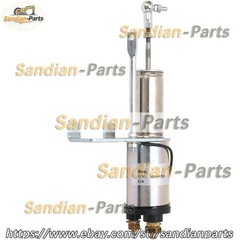 12V Fuel Stop Solenoid Valve A044F796 For Excavator Flameout Switch Replacement