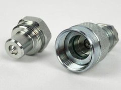 Hydraulic Coupler Set for TEMCo Pumps and Cylinders ISO 14540 Male + Female 3/8