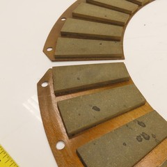 228041 032712 26-1/2″ Machine Disc Clutch Brake Friction Pad 004210138 Set Of 4