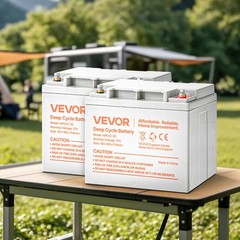 2 Pack 12V 35Ah Deep Cycle Battery, Sealed AGM Technology, Rechargeable Lead Aci