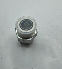(QTY 4) 1-7/16″ Hexagonal Hydraulic Straight Adapter Steel Male x Male 1030324