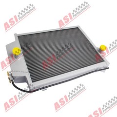 4 Row 70mm Aluminum Radiator For John Deere Tractor 3010 AR26797 AR46437