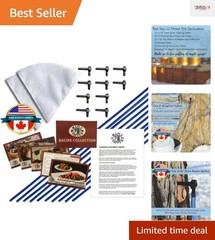 North American Maple Syrup Kit with 10 Spiles, Instruction Sheet & Recipe Cards