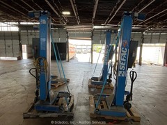 2009 Lot of (4) SEFAC PMZ Portable Heavy Duty Electrical Equipment Lift bidadoo