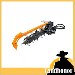 Landhonor 8in Mini Trencher Ditch Digger 9-15 GPM Skid Attachment for Toro Dingo