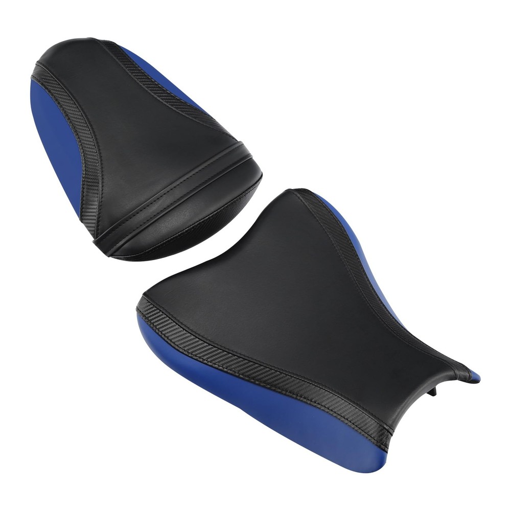 Motorcycle Rider & Passenger Seat Cushion Set Fit for GSXR1000 2007-2008 Set C