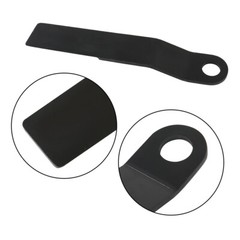 2pcs AR400 Heavy Duty Steel Mower For King Skidsteer Brush Hog Cutter Blades