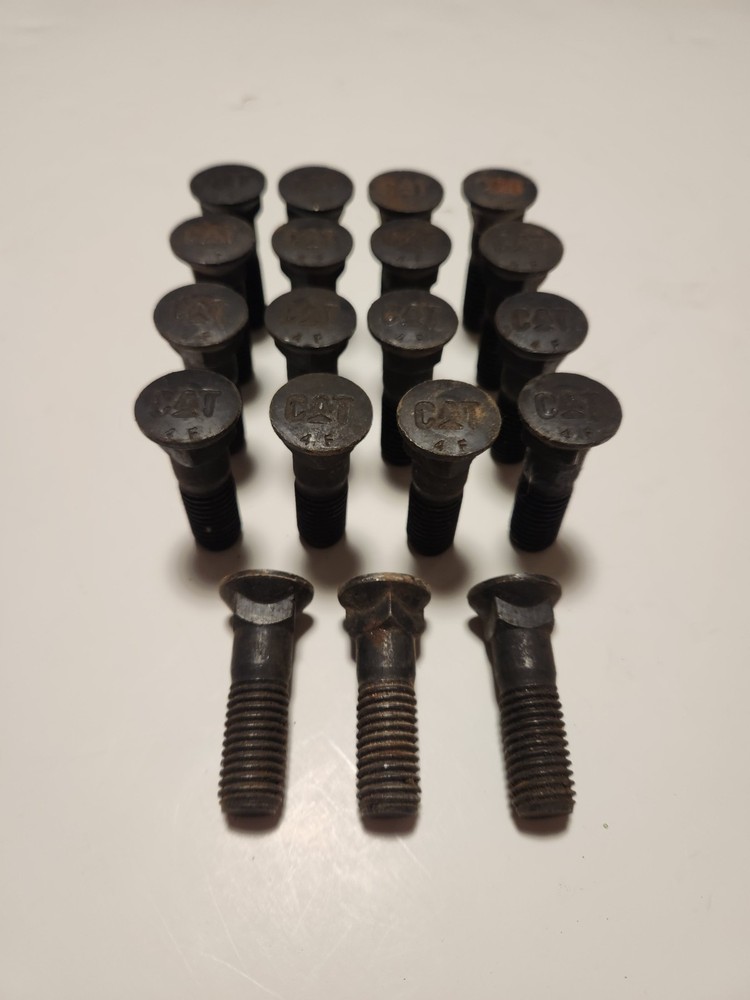 New OEM Cat Caterpillar 3f-5108 5/8″ – 11 X 2-1/4″ Plow Bolts Lot Of 19