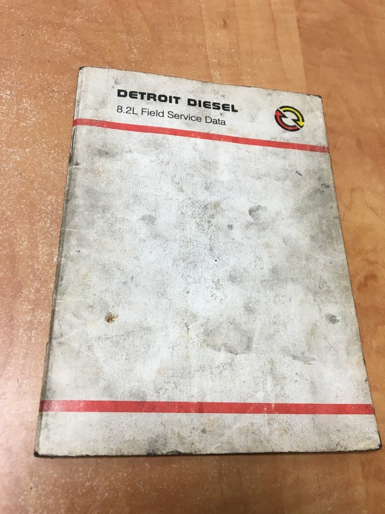 1985 Detroit Diesel Field Service Data Manual Book 6SE464 (46 pages) Pocket size