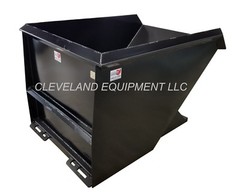 2 CUBIC YARD SKID STEER LOADER DUMPING HOPPER / TRASH DUMPSTER ATTACHMENT BOBCAT