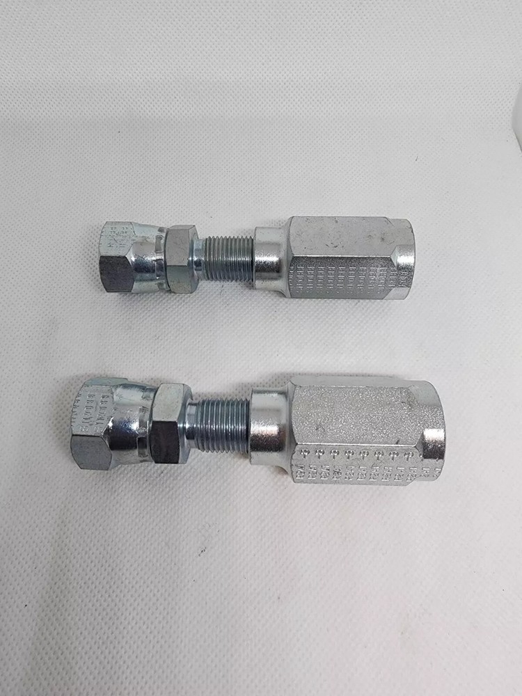 Reusable Hydraulic Hose Fittings 100r2 Style JIC 3/8 qty. of 2 Domestic