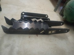 Wolverine FCM 31-32 In Inch Backhoe Excavator Thumb Attachments Weld On 6″ Wide