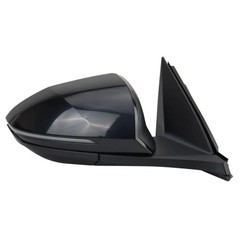 Right Mirror Elec 8Pin Blk Cover Man Clr Glass 6.69in Direct Repl HY1321328