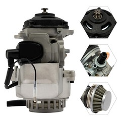 49cc Motor Engine Two-Stroke 3HP Single Cylinder with Large 0.32gal Fuel Tank,