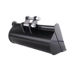 600mm Plain Bucket Heavy Equipment for Mini Excavator 25mm Pin Diameter