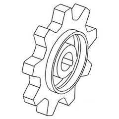 70577247 Sprocket, Gathering Chain Drive
