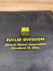 1959 Euclid Maintenance Manual General Motors Series C-6 Crawler Free Shipping