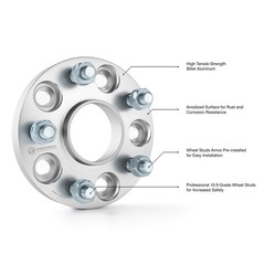 Stancemagic 25Mm 1 Inch Hubcentric 5X114.3 Wheel Spacers 64.1Mm Bore 12X1.5
