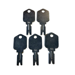 166 Forklift Ignition Key fits Clark Yale Hyster Komatsu Gradall Gehl Crown 5 PC