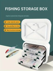 Marine Boat Storage Box Embedded Console Organization Box for Bait Fishing Gear