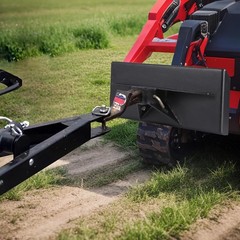 Trailer Receiver Hitch Plate for Toro Dingo Mini Skid Steer Loader Attachment