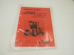 New Idea 802 Hydro Uni-Power Unit 6Cyl Turbo Diesel Engine Operator’s Manual