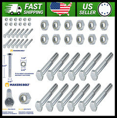 Grade 5 Shear Bolts for Rotary Cutters 1/2″ x 3-1/2″ 12 Pack