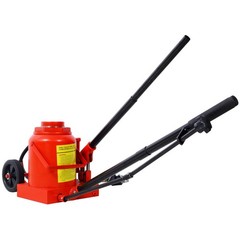 50 Ton（1000,000LBS） Air Hydraulic Bottle Jack w/ Pneumatic & Manual Hand Pump