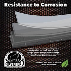 Silverback Automotive Tool And Supply Silverback 1/4Oz Black Steel Adhesive