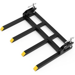 Heavy Duty 42″ Clamp-On Debris Fork for Skid Steers & Tractors 2500 LBS Capacity