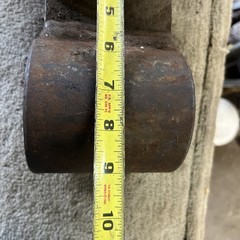 Log Loader Grapple Bucket Link Yoke Hanger 1 3/4” & 2” Pin Has Wear In Bushings