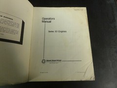 Detroit Diesel Series 53 Engines Operators Manual 6SE337 7/77