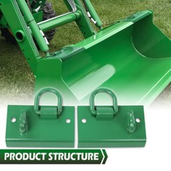 Bolt on Grab Hooks D Rings Fits John Deere Compact Tractor 1025R 2032R 3320
