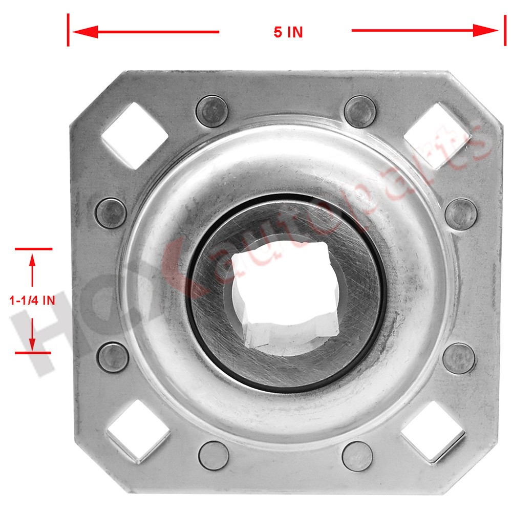 FD209RK 1-1/4″ Square Bore Harrow Flange Disc Bearing Unit FD-209-RK DHU114S209